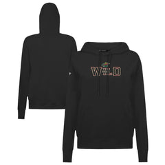 Minnesota Wild Levelwear Women's Adorn Journey Pullover Hoodie - Black Hoodies