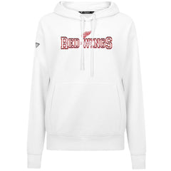 Detroit Red Wings Levelwear Women's Adorn Journey Pullover Hoodie - White Hoodies