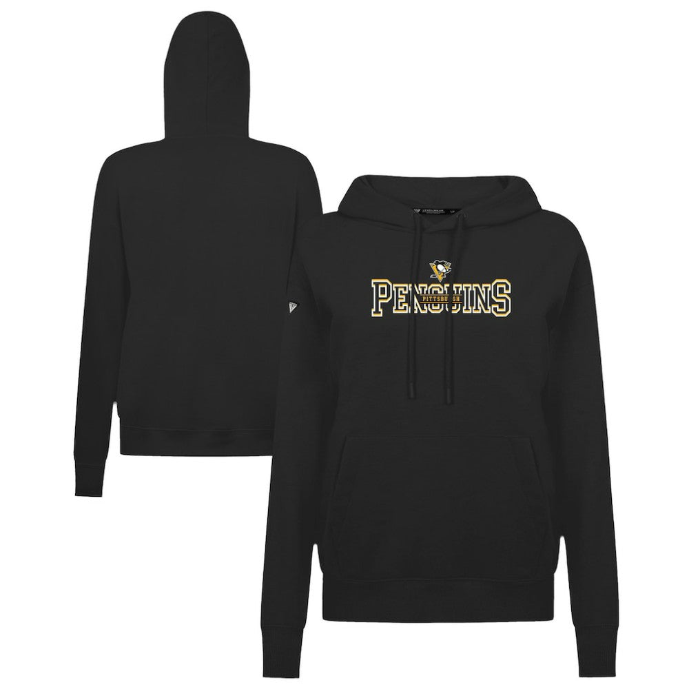 Pittsburgh Penguins Levelwear Women's Adorn Journey Pullover Hoodie - Black Hoodies