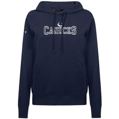 Vancouver Canucks Levelwear Women's Adorn Journey Pullover Hoodie - Navy Hoodies