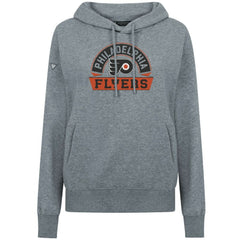 Philadelphia Flyers Levelwear Women's Adorn Banner Arch Pullover Hoodie - Gray Hoodies