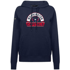 Washington Capitals Levelwear Women's Adorn Banner Arch Pullover Hoodie - Navy Hoodies