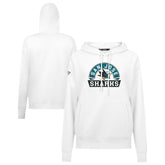 San Jose Sharks Levelwear Women's Adorn Banner Arch Pullover Hoodie - White Hoodies