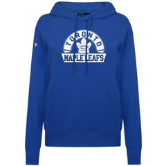 Toronto Maple Leafs Levelwear Women's Adorn Banner Arch Pullover Hoodie - Royal Hoodies