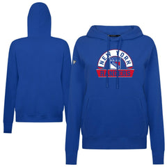 New York Rangers Levelwear Women's Adorn Banner Arch Pullover Hoodie - Royal Hoodies
