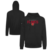 Calgary Flames Levelwear Podium Carve Pullover Hoodie - Black Hoodies
