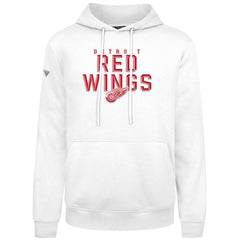 Detroit Red Wings Levelwear Podium Carve Pullover Hoodie - White Hoodies
