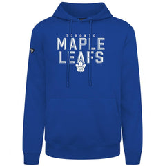 Toronto Maple Leafs Levelwear Podium Carve Pullover Hoodie - Royal Hoodies
