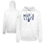 Toronto Maple Leafs Levelwear Podium Carve Pullover Hoodie - White Hoodies