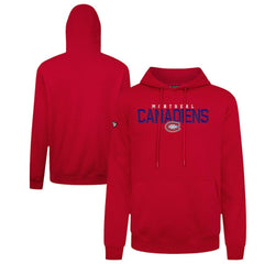 Montreal Canadiens Levelwear Podium Carve Pullover Hoodie - Red Hoodies