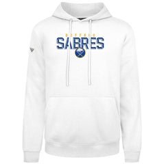 Buffalo Sabres Levelwear Podium Carve Pullover Hoodie - White Hoodies