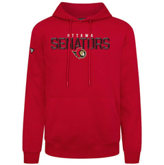 Ottawa Senators Levelwear Podium Carve Pullover Hoodie - Red Hoodies