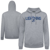 Tampa Bay Lightning Levelwear Podium Carve Pullover Hoodie - Gray Hoodies