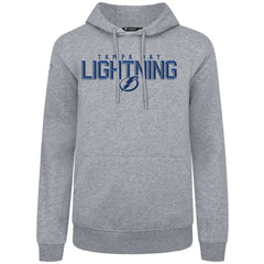 Tampa Bay Lightning Levelwear Podium Carve Pullover Hoodie - Gray Hoodies