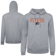 Philadelphia Flyers Levelwear Podium Carve Pullover Hoodie - Gray Hoodies