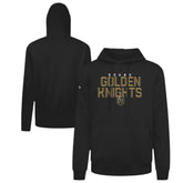 Vegas Golden Knights Levelwear Podium Carve Pullover Hoodie - Black Hoodies