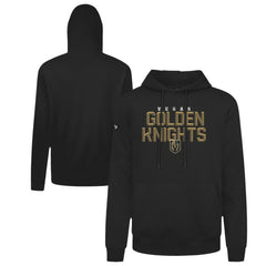 Vegas Golden Knights Levelwear Podium Carve Pullover Hoodie - Black Hoodies