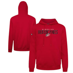 Carolina Hurricanes Levelwear Podium Carve Pullover Hoodie - Red Hoodies