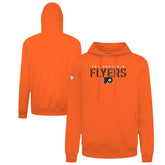 Philadelphia Flyers Levelwear Podium Carve Pullover Hoodie - Orange Hoodies