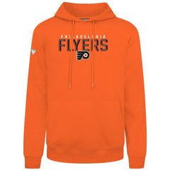 Philadelphia Flyers Levelwear Podium Carve Pullover Hoodie - Orange Hoodies