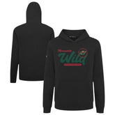 Minnesota Wild Levelwear Youth Podium Monument Pullover Hoodie - Black Hoodies