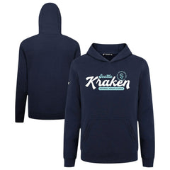Seattle Kraken Levelwear Youth Podium Monument Pullover Hoodie - Navy Hoodies