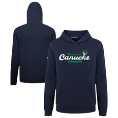 Vancouver Canucks Levelwear Youth Podium Monument Pullover Hoodie - Navy Hoodies