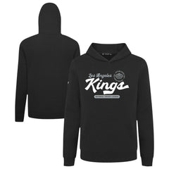 Los Angeles Kings Levelwear Youth Podium Monument Pullover Hoodie - Black Hoodies