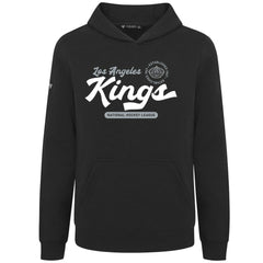 Los Angeles Kings Levelwear Youth Podium Monument Pullover Hoodie - Black Hoodies