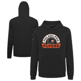 Philadelphia Flyers Levelwear Youth Podium Banner Arch Pullover Hoodie - Black Hoodies