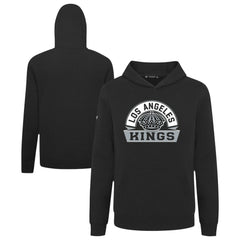 Los Angeles Kings Levelwear Youth Podium Banner Arch Pullover Hoodie - Black Hoodies
