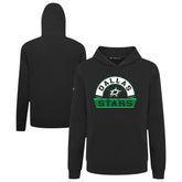 Dallas Stars Levelwear Youth Podium Banner Arch Pullover Hoodie - Black Hoodies