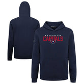 Washington Capitals Levelwear Youth Podium Carve Pullover Hoodie - Navy Hoodies