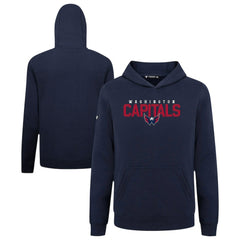 Washington Capitals Levelwear Youth Podium Carve Pullover Hoodie - Navy Hoodies
