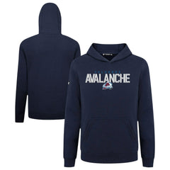 Colorado Avalanche Levelwear Youth Podium Carve Pullover Hoodie - Navy Hoodies