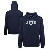 Winnipeg Jets Levelwear Youth Podium Carve Pullover Hoodie - Navy Hoodies