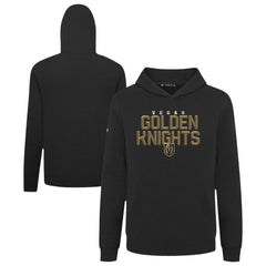 Vegas Golden Knights Levelwear Youth Podium Carve Pullover Hoodie - Black Hoodies
