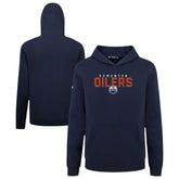 Edmonton Oilers Levelwear Youth Podium Carve Pullover Hoodie - Navy Hoodies