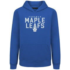 Toronto Maple Leafs Levelwear Youth Podium Carve Pullover Hoodie - Royal Hoodies
