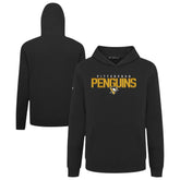 Pittsburgh Penguins Levelwear Youth Podium Carve Pullover Hoodie - Black Hoodies