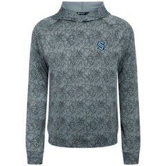 Seattle Kraken Levelwear Albatross Raglan Pullover Hoodie - Gray Hoodies