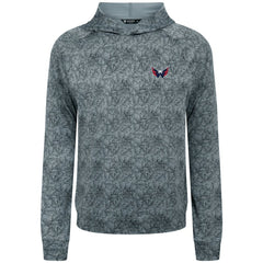 Washington Capitals Levelwear Albatross Raglan Pullover Hoodie - Gray Hoodies
