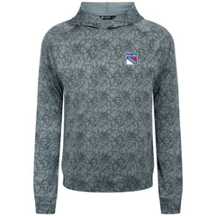 New York Rangers Levelwear Albatross Raglan Pullover Hoodie - Gray Hoodies