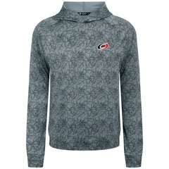 Carolina Hurricanes Levelwear Albatross Raglan Pullover Hoodie - Gray Hoodies