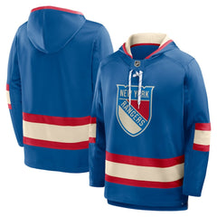 New York Rangers Fanatics 2026 NHL Winter Classic Lace Collar Hoodie - Blue Hoodies