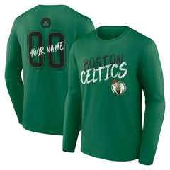 Boston Celtics Hustle Custom Long Sleeve T-Shirt - Kelly Green for sale