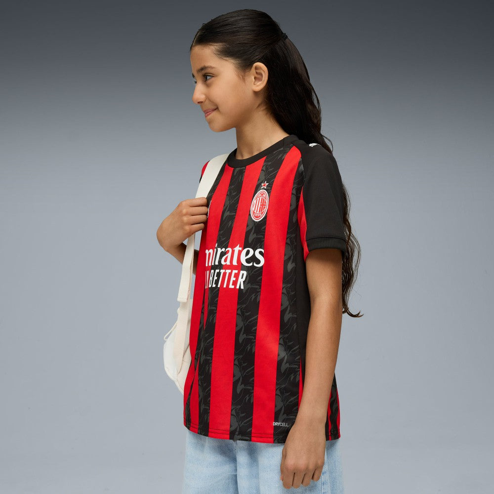 AC Milan Youth 2025/26 Home Replica Jersey - Red discount