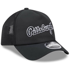 Pittsburgh Pirates 2026 Batting Practice Alternate Apex 9FORTY Adjustable Hat Black