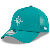 Seattle Mariners 2026 Batting Practice Alternate Apex 9FORTY Adjustable Hat Teal