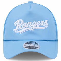 Texas Rangers 2026 Batting Practice Alternate Apex 9FORTY Adjustable Hat Light Blue
